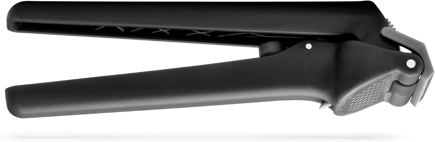 Dreamfarm Garject Lite 2-In-1 Garlic Peeler, Garlic Press & Mincer with Garlic Peel Ejector, Nylon - Black