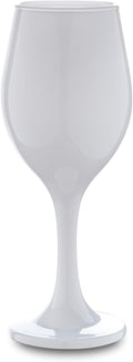 Vikko Décor Wine Glasses, White Wine Glass, 14oz Fancy Wine Glasses With Stem For Red White Wine, Thick And Durable Wine Glass, Dishwasher Safe, Great For Wine Tasting, Set Of 12 Decorative Goblets
