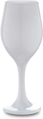Vikko Décor Wine Glasses, White Wine Glass, 14oz Fancy Wine Glasses With Stem For Red White Wine, Thick And Durable Wine Glass, Dishwasher Safe, Great For Wine Tasting, Set Of 12 Decorative Goblets