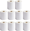 FungLam 10 Rolls 4"x6" Direct Thermal Printer Label, Shipping Labels Compatible with Zebra, Rollo and Most Thermal Printer, Perforated Postage Label Paper, 250 Labels/Roll