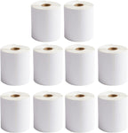 FungLam 10 Rolls 4"x6" Direct Thermal Printer Label, Shipping Labels Compatible with Zebra, Rollo and Most Thermal Printer, Perforated Postage Label Paper, 250 Labels/Roll