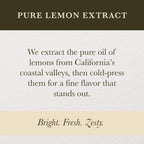 Cook's Pure Lemon Extract, Premium Quality, Cold Pressed Lemon, Sugar Free, Gluten Free, Allergen Free, 32 oz