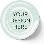 100 Custom Vinyl Stickers - Upload Your own Image, Text, Design, Logo - Personalized Logo Labels for Handmade, Packaging, Bottle, Jars, Candle, Brand Stickers (Mint, 1x1)