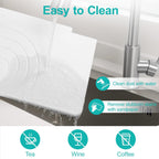 Luxspire Large Stone Drying Mat for Kitchen Counter 24"x16"- Fast-Absorbing Dish Drying Mat Non-Slip Drying Pad for Dishes, Utensils, Cups Waterproof Counter Protector for Kitchen Bathroom, White
