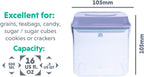 BopTop (1pc - 500ml) Airtight Food Storage Container – Mechanical Silicone Seal Canister - BPA-Free - 0.5Qt
