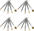 4Pack Mini Measuring Spoons Set, Heavy Duty Stainless Steel Teaspoon for Cooking and Baking, Suitable for Small Amount of Dry or Liquid Ingredients and Spices
