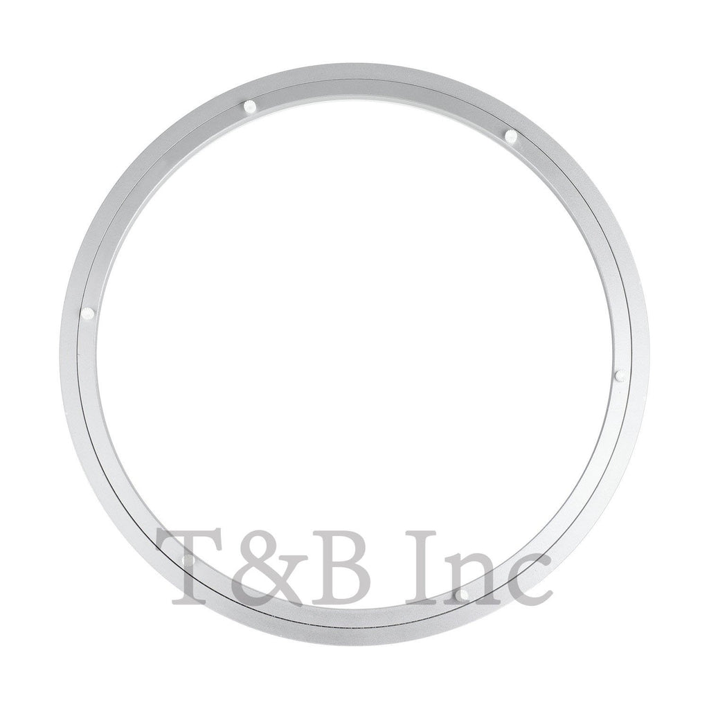 TamBee 18 Inch Lazy Susan Hardware Kit - Heavy Duty Aluminum Turntable Bearing with Metal Rotating Ring Mechanism Lazy Susan Parts for Puzzle Boards, DIY Projects (Base Only)