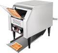Commercial Conveyor Toaster 150 Slices/Hour Stainless Steel Conveyor Toaster 1300W Electric Toasters Oven Heavy Duty Countertop Restaurant Toaster for Cafes Bun Bagel Bread