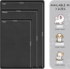 MateeyLife Silicone Cat & Dog Food Mat for Floors Waterproof, Anti-Slip Dog Bowl Mats for Food and Water, Pet Feeding Mats with Lip to Prevent Spills, Pet Placemat for Messy Drinkers to Protect Floors