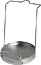 Pot Lid Organizer, Pot Lid Holder 304 Stainless Steel Pot Lid Stand,Lid and Spoon Rest Cutting Board Holder,Pot Lid Rack for Kitchen Utensil(Silver)