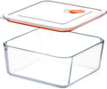 NUTRIUPS 2.6QT Square Glass Baking Dish with Lid, 8×8 inches Deep Square Baking Dish with Lid, Glass Baking Dishes for Oven