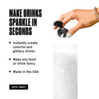 Fancy Sprinkles Diamond White Premium Edible Glitter, 100% Edible Glitter for Sparkling Food & Drinks No Taste or Texture (4gm)