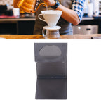 Drip Coffee Holder, Pour Over Coffee Stand, Lightweight Metal Dripper Holder for Home and Cafe Use (Black)