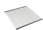 Ahyuan Roll up Dish Drying Rack Over The Sink Kitchen Roll up Sink Drying Rack Portable Dish Drainer Foldable Dish Drying Rack (Warm Gray, 20.5''X16.9'')