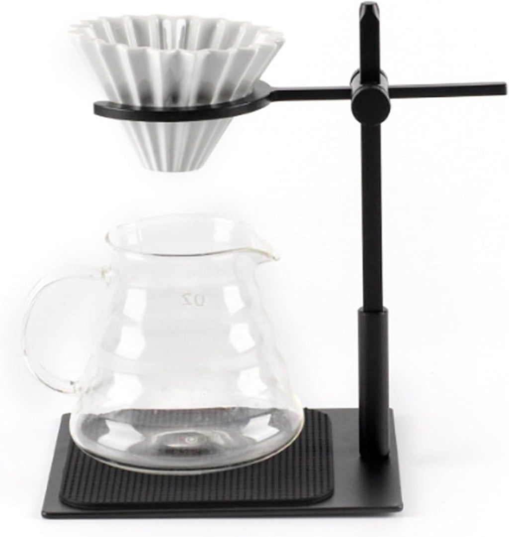 Pour Over Coffee Station - Aluminum Alloy Dripper Stand With Adjustable Antislip Design