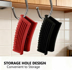 2 Pairs of Silicone Assist Handle Holder,Cast Iron Pan Skillet Handle Covers Soup POTS Pot Handle Holders,Handle Protectors Non-Slip Pot Holder Sleeve,Frying pan Casserole Oven Tray Cookware