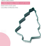 Cookie Cutter Kingdom, Christmas Cookie Cutters, Cookie Cutters Shape, Mold for Cakes Biscuits and Sandwiches (Christmas Tree)