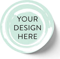 100 Custom Vinyl Stickers - Upload Your own Image, Text, Design, Logo - Personalized Logo Labels for Handmade, Packaging, Bottle, Jars, Candle, Brand Stickers (Mint, 6x6)