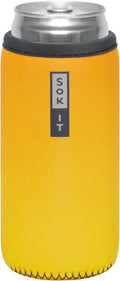 Sok It CanSok Sleeve for Beer & Soda Insulated Neoprene Cover (Mango Ombre, 12oz Slim Can Sleeve)