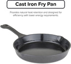 Viking Cast Iron Skillet, 10 Inch Enameled Frying Pan, Kitchen Cookware, Charcoal