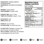 Food to Live Organic KAMUT Khorasan Wheat Flour, 1 Pound – Stone Ground Powder, 100% Whole Grain Meal, Non-GMO, Kosher, Bulk