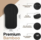 Ibyx Elegant Sliding Tray - Compatible with 4 Qt Hamilton Beach Stand Mixers and Other Heavy Appliances (Black)