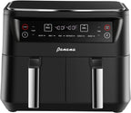 Air Fryer XL 8.5QT, Dual Zone 6 in 1 Air Fryer for Roast, Bake, Dehydrator, Defrost, Reheat for Quick Meals, Airfryers for Family Use