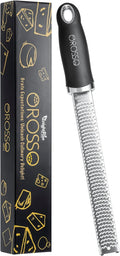 Grater, Lemon Zester Cheese Grater, Cheese Shavings, Parme Cheese, Ginger, Garlic, Zester Grater (black)