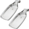 MSY BIGSUNNY Spoon Rest for Stove Top, 304 Stainless Steel Cooking Utensils Spatula Rest for Kitchen Counter, 2 Pack