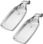 MSY BIGSUNNY Spoon Rest for Stove Top, 304 Stainless Steel Cooking Utensils Spatula Rest for Kitchen Counter, 2 Pack