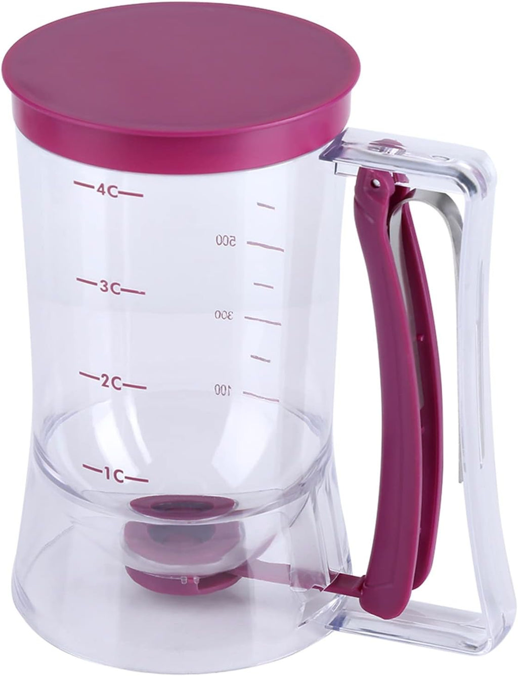 Pancake Batter Dispenser Separator 900mL Manual Cupcake Pancake Waffle Measuring Cup Baking Tool Kitchen Accessory Easy Pour Baking Supplies