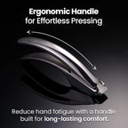 No Peeling Required Garlic Press Stainless Steel with Two Detachable Handles for Coarse&Fine Mincing-Premium Garlic Mincer Tool, Easy to Clean, Dishwasher Safe Garlic Crusher with Lifetime Replacement