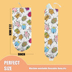 Insect Beetle Plastic Bag Holder, Wall Mount Grocery Bag Holder, Plastic Storage bag, Pull Rope Free Adjustment, Plastic Bag Holders for Grocery Bags, Plastic Bag Dispenser for Home Kitchen