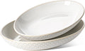 LE TAUCI Serving Bowls, Large Oval Platters for Entertaining, Ceramic Serving Tray for Dinner, Pasta, Salad, Dessert, Turkey, Fish, Fruit, Bread - 45oz/74oz, 11.8"/13.7", Set of 2, Arctic White
