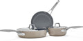 Calphalon® Premier Ceramic Nonstick 5-Piece Cookware Set, Mushroom Grey
