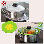 2 Pack Spill Stopper Lid Cover, 10.2 inch and 11 inch, Boil Over ‎Spill Stopper, Microwave Splatter Food Cover, BPA-Free Silicone Lids and Dishwasher Safe, for Home Kitchen