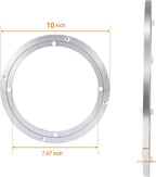 Lazy Susan Turntable Bearings Swivel Plate Hardware Aluminum Metal for Dining-Table and Workbench (10 Inchs) … …