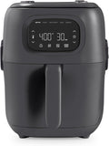 Dash Flip & Fry™ Digital 2-in-1 Grill + Air Fryer with 5 functions, 7 Qt Capacity, Air fryer & Indoor Grill for fries, wings, burgers and more - Forged Iron