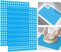 Bligli 2-Pack Kitchen Sink Mat: PVC Adjustable Sink Protector | Sink liner Pad | Dish Drying Mats, Easy to Clean & DIY Cut | 15.7 x 11.8 inch (Blue)