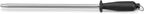12" Knife Sharpening Steel, Professional Diamond & Steel Honing Rod, Black Brushed Finish, for Kitchen & Chef Knives
