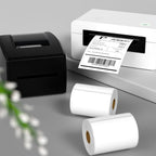 FungLam 4"X6" Thermal Shipping Labels, 5000 Labels, 20 Rolls, Compatible with Rollo, Munbyn, iDPRT Thermal Printers