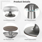 OMISTAR Aluminium Alloy Revolving Cake Stand, 12 in Cake Decorating Turntable, Non-Slip Rotating Platform, Smooth 360° Rotations for Cake Decorating and Baking Parties