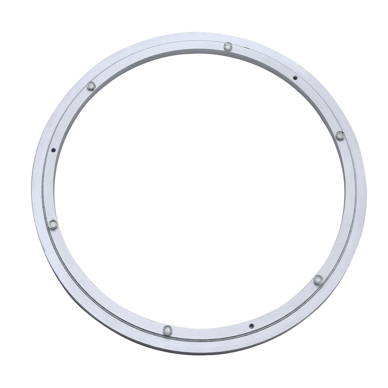 TamBee 20 Inch Lazy Susan Hardware Mute Turntable Bearing 450 lbs Load Capacity Heavy Duty Lazy Susan Parts Kit Rotating Ring Mechanism for Dining Tables, DIY Projects(Base Only)