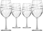 Rolf Glass Twist All Purpose Wine Glass 18 Ounce | Proudly Made in the USA | Large Wine Glasses | Lead-Free Glass | Engraved Large Wine Glasses | (Set of 4)