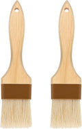 Pastry Brush,Basting Brush for Cooking,Natural Boar Bristle Pastry Brush for Baking,Not Shed Cooking Brush for Oil and Sauce,Butter Brush,Food Brushes,Baster,Egg Wash Brush Kitchen Gadgets(1.5 inch)