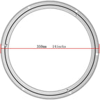 Aluminum Lazy Susan Hardware Metal Rotating Turntable Bearings Swivel Plate Hardware for Dining-Table and Workbench (14 Inchs) …