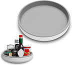 1 Pack 10 Inch Non-Skid Lazy Susan Turntable Organizers - Spinning Rack for Pantry Organization and Storage, Kitchen, Cabinet, Fridge, Bathroom Vanity, Countertop, Under Sink Organizing, Spice Rack