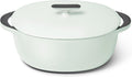 Caraway Enameled Cast Iron Dutch Oven - 8qt Dutch Oven With Lid - 3 Layer Enamel Coating - No Seasoning Required - Compatible With All Stovetops - Oven Safe - No Forever Chemicals - Light Mist