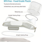 Cereal Containers Storage,2L Airtight Large Dry Food Storage Containers with Pouring Spout, Measuring Cup for Flour and Grain,BPA Free Plastic Dispenser ((1pcs) White-67oz)