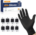 Individually Wrapped Nitrile Gloves 5mil, 40 Pairs (80 Count), Disposable Gloves, Latex Free, Powder Free, Easy to Carry for Travel, Work, Food Handling, Cleaning, Automotive, Daily Protection Small